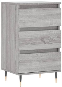 vidaXL Συρταριέρα Γκρι Sonoma 40 x 35 x 70 εκ. από Επεξεργασμένο Ξύλο