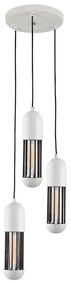 Φωτιστικό Οροφής Τρίφωτο Aca Lab HM173P27WH White