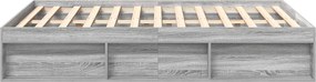 vidaXL Πλαίσιο Κρεβατιού Γκρι Sonoma 120x200 εκ.