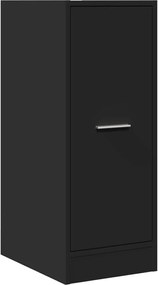 vidaXL Συρταριέρα Γενικής Χρήσης Μαύρο 30x41x77,5 εκ. Επεξ. Ξύλο