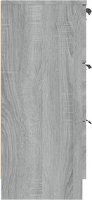 vidaXL Ντουλάπι Γκρι Sonoma 60 x 30 x 70 εκ. από Επεξεργασμένο Ξύλο