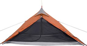 vidaXL Κρεμαστή Σκηνή Tipi 1 Ατόμου Αδιάβροχη Πορτοκαλί