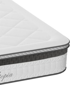 Στρώμα Utopia pakoworld pocket spring με ανώστρωμα aloe vera 30-32cm 140x200εκ