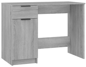 vidaXL Γραφείο Γκρι Sonoma 100x50x75 εκ. από Επεξεργασμένο Ξύλο
