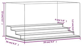ΚΟΥΤΙ ΒΙΤΡΙΝΑ ΔΙΑΦΑΝΟ 24 X 16 X 13 ΕΚ. ΑΚΡΥΛΙΚΟ 154895