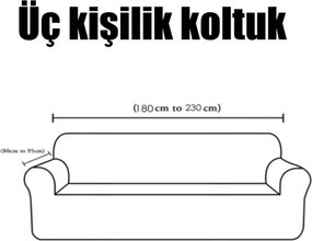 Stewehome ζακάρ καλύμμα καναπέ 180x230 cm