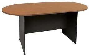 ΣΥΝΕΔΡΙΟΥ-A Τραπέζι Οβάλ Απόχρωση Dark Grey - Cherry  180x90x75cm [-Ανθρακί-, -Κερασί-] [-Melamine-] ΕΟ122,1