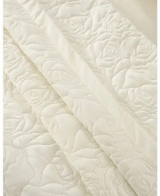 Beauty Home Σετ κουβερλί υπέρδιπλο Rose Art 12500 230x250 Εκρού