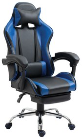 Καρέκλα Γραφείου  Gaming BRAY Μπλε/Μαύρο PVC 67x50x120-127cm