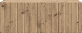 vidaXL Τοποθετούμενος στον τοίχο τηλεοπτικός ερμάριος Artisan Δρυς
