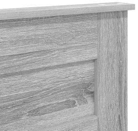 vidaXL Κεφαλάρι Γκρίζο Σονομα 135 cm Επεξεργασμένο ξύλο