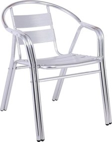SILVER-II Πολυθρόνα Dining Αλουμινίου   1τμχ