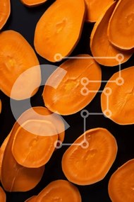 Σετ των 2 Intra Συλλεκτικό Ξύλινο Παζλ Plywood  4mm - Πολύχρωμη ποικιλία από φρούτα και λαχανικά Σε Ξύλινο Κουτί - Διαστάσεις: 10x10 cm – 25 κομμάτια