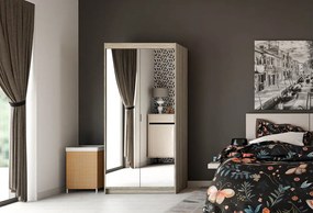 Ντουλάπα Ester 2D δίφυλλη-Sonoma Oak