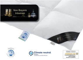 Πάπλωμα Schäfer Von Bayern Träumen, Λευκό Πούπουλο Χήνας Βαυαρίας 370gr/m² - 110x140