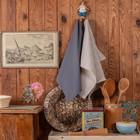Πετσέτες Κουζίνας Carrot (Σετ 2τμχ) Grey Melinen 45x65cm 100% Cotton