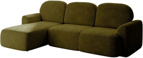 Γωνιακός καναπές Nabu -Prasino-Αριστερή