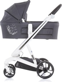 Καρότσι 3 σε 1 "Electra" white frame - silver