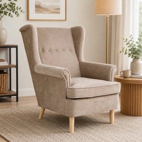 Πολυθρόνα (91x79x103) Spitishop Kensington Taupe