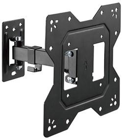 POWERTECH επιτοίχια βάση τηλεόρασης PT-1128, 23-43&#034;, έως 30kg, full motion