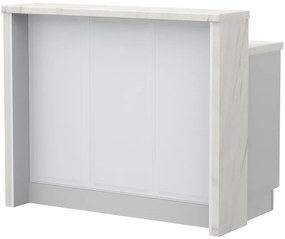 Πάγκος νησίδας Evora-Μήκος: 120 εκ.-White Marble