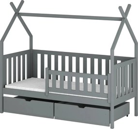 Παιδικό Κρεβάτι Montessori Teepee SIMBA 80x160 grey