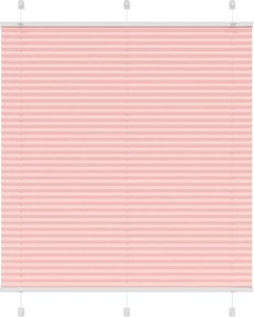 vidaXL Πλισέ περσίδα ροζ 120x150 cm Πλάτος υφάσματος 119,4 cm
