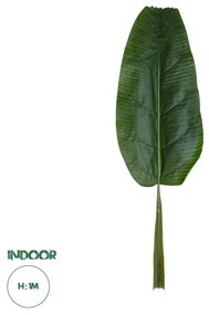 GloboStar® Artificial Garden BANANA TREE LEAF 20177 Τεχνητό Διακοσμητικό Φύλο Μπανανιάς - Μπανανόδεντρου Π30 x Υ100cm