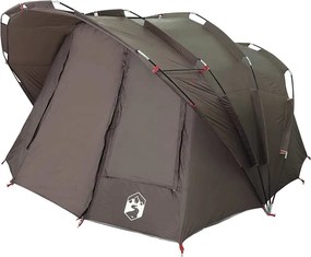 vidaXL Σκηνή Ψαρέματος 5 Ατόμου Αδιάβροχη Καφέ