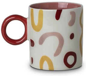 Κούπα New Bone 450ml-8,9x10εκ. Πολύχρωμη Mood Flow Estia 07-35105