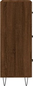 vidaXL Ντουλάπι Καφέ Δρυς 34,5 x 34 x 90 εκ. Επεξεργασμένο Ξύλο