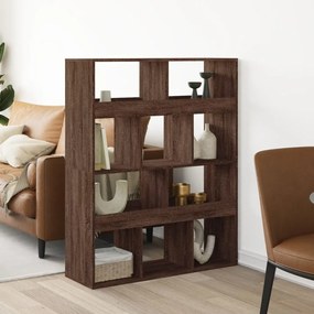 Βιβλιοθήκη/Διαχωριστικό Χώρου Δρυς 100x33x125,5 εκ. Επεξ. Ξύλο