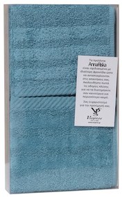 Πετσέτες Spa Σε Συσκευασία Δώρου 6 (Σετ 3τμχ) Lake Blue Anna Riska Towels Set 30x50cm 100% Βαμβάκι
