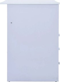 vidaXL Γραφείο Παιδικό με Ανακλινόμενη Επιφάνεια Λευκό