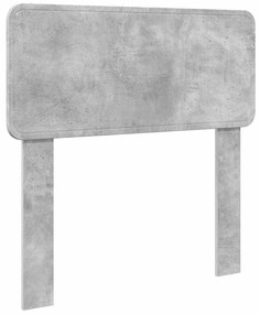 vidaXL Σκελετός Κρεβατιού Σκυρόδεμα Γκρι 90 x 190 cm Μηχανήματος Ξύλο