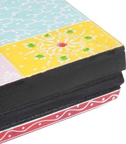 vidaXL Ράφια Τοίχου Επιτοίχιο Πολύχρωμο 60 x 20 x 6 cm
