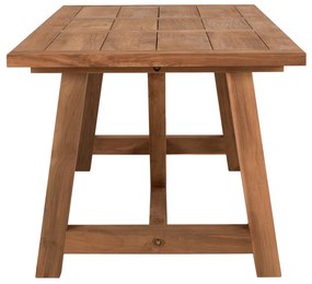 ΤΡΑΠΕΖΙ ΤΡΑΠΕΖΑΡΙΑΣ HM7922 PLUTON RECYCLED TEAK ΣΕ ΦΥΣΙΚΟ ΧΡΩΜΑ 200X100X75Yεκ.