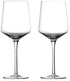 Ποτήρια Κρασιού Κρυστάλλινα Rocks 24439 (Σετ 2τμχ) 400ml Clear Zone Denmark Γυαλί