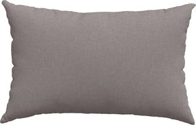 vidaXL Μαξιλάρι Καναπέ 2 pcs ύφασμα Taupe 60 x 40 cm