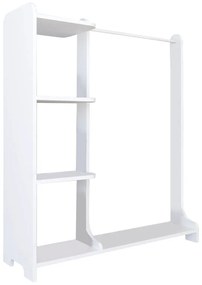 Έπιπλο εισόδου Renesme pakoworld λευκό 106x35x128εκ Model: 120-000211