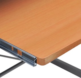 vidaXL Γραφείο Υπολογιστή Γωνιακό Καφέ 132 x 112 x 99 εκ. Επεξ. Ξύλο