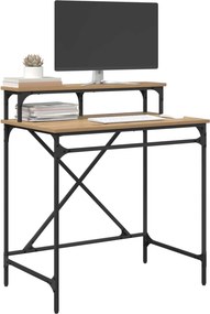 vidaXL Γραφείο Artisan Oak Επεξεργασμένο ξύλο 80 x 50 x 90 cm