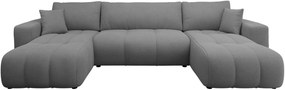Γωνιακός καναπές Furyn U-Gkri Skouro - 312.00Χ145.00Χ72.00cm