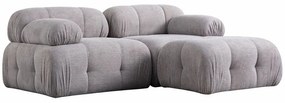 Καναπές Γωνιακός Petite 560ARE1260 190x160x75cm Light Grey