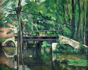 Αναπαραγωγή The Bridge at Maincy, or The Bridge at Mennecy, or The Little Bridge, Paul Cezanne