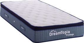 ΣΤΡΩΜΑ DREAMTOPIA, σειρά PRIVILEGE HM660.90 POCKET SPRING ΜΕ ΑΝΩΣΤΡΩΜΑ 90X190x29Υεκ.