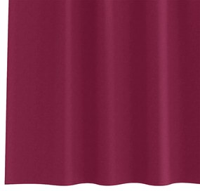 vidaXL Κουρτίνες με κουρτίνες 2 pcs Κόκκινο 245x140εκ. Πολυεστέρας