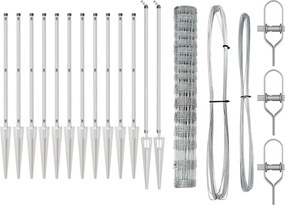 vidaXL Στύλος Περιφράξεων Γαλβανισμένο 50 x 1,2 m Ατσάλι