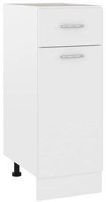 vidaXL Ντουλάπι με Συρτάρι Lyon Λευκό 30x46x81,5 εκ. Επεξ. Ξύλο