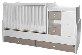 Πολυμορφικό βρεφικό κρεβάτι Mini Max  White &amp; String  10150500046A  Lorelli